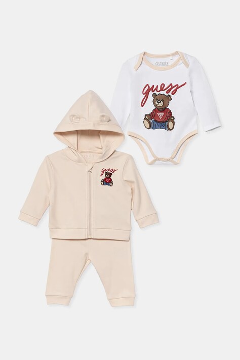 Guess komplet niemowlęcy 3-pack kolor beżowy H5YW12 KA6W4