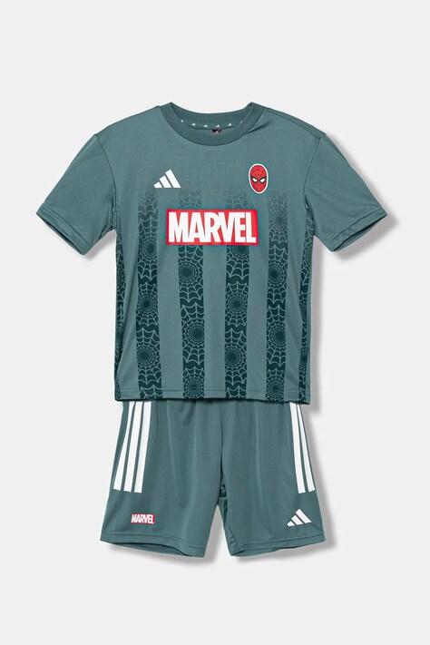 adidas komplet dziecięcy Marvel kolor zielony JM0833