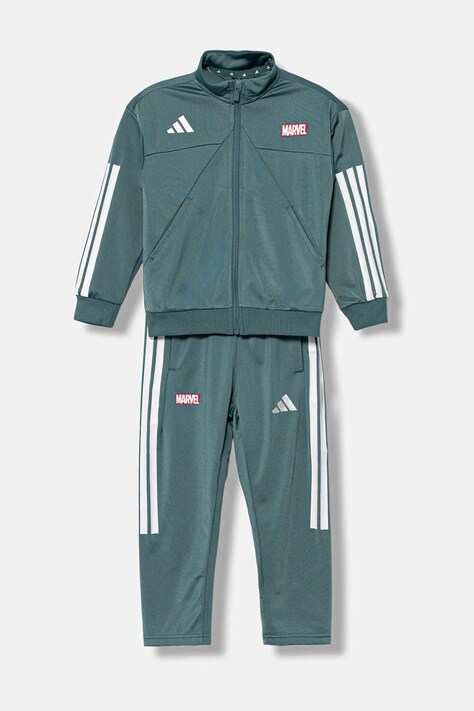 adidas dres dziecięcy Marvel kolor zielony JM0834