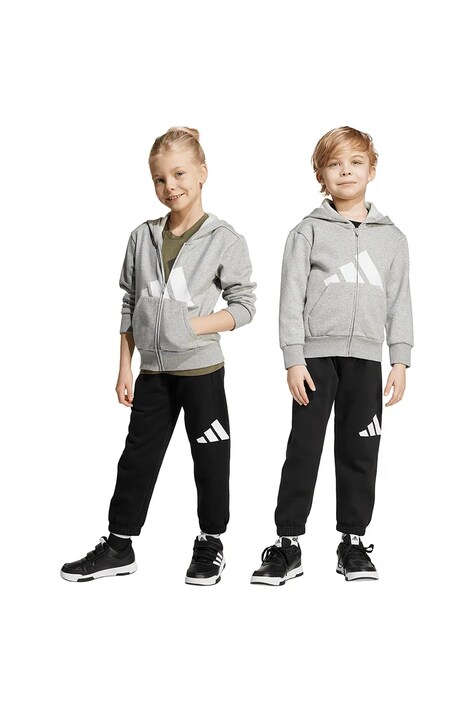 Detská tepláková súprava adidas šedá farba, JM0880