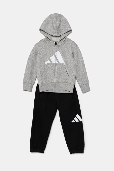 Dětská tepláková souprava adidas šedá barva, JM0880