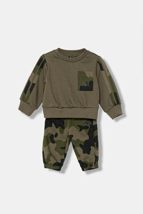 adidas dres dziecięcy kolor zielony JN2223