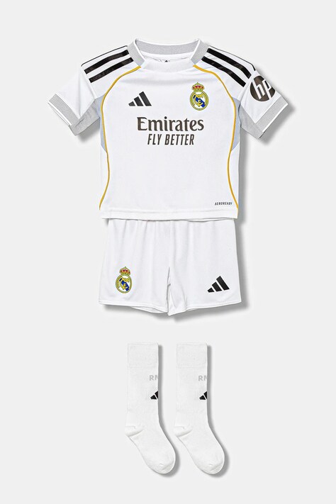 Otroški komplet adidas Performance REAL MADRID bela barva, JN8870