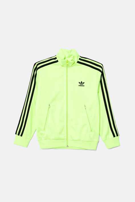Детская кофта adidas Originals цвет зелёный с аппликацией JV8586