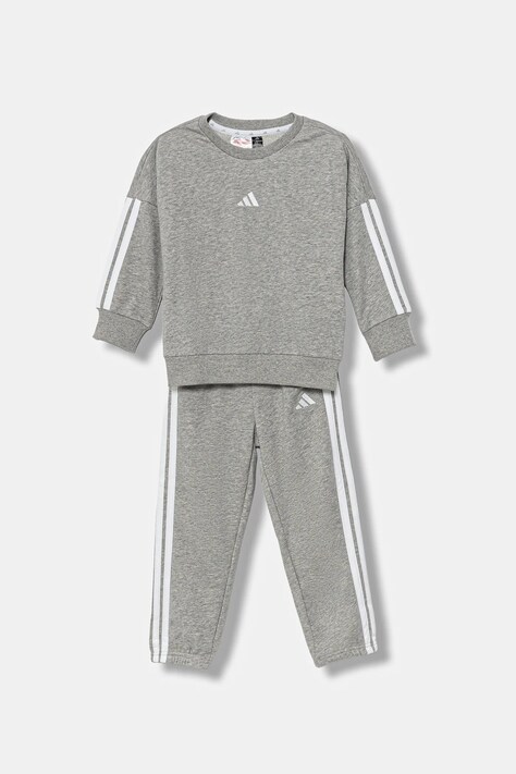 adidas komplet dresowy dziecięcy kolor szary JV9852