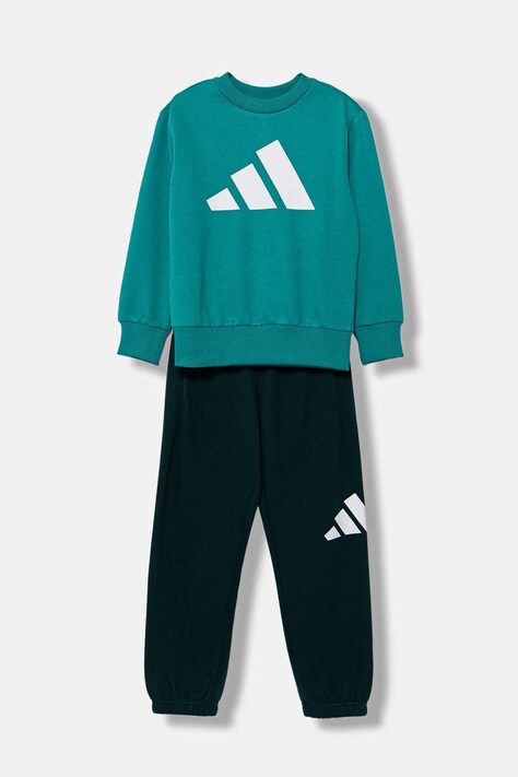 adidas dres dziecięcy kolor zielony JV9938