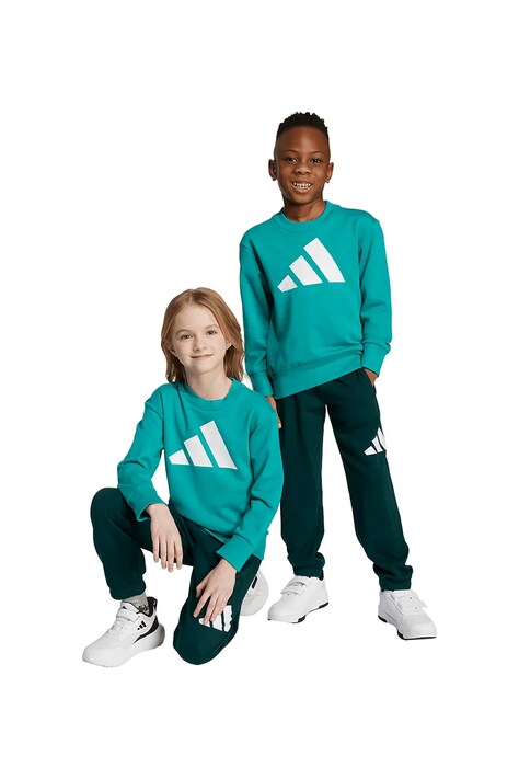 adidas dres dziecięcy kolor zielony JW2436