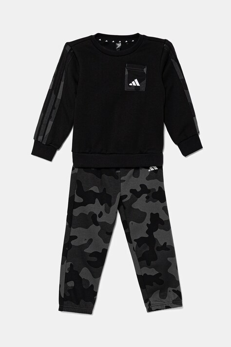 adidas komplet dresowy dziecięcy kolor czarny JW2456