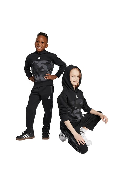 Otroška trenirka adidas črna barva, JW2475