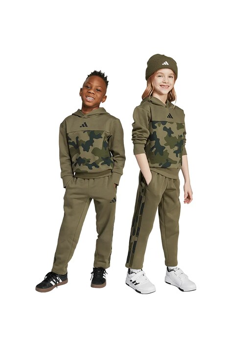 Dětská tepláková souprava adidas zelená barva, JW2476