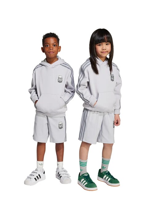 Dětská tepláková souprava adidas Originals šedá barva, JW5334