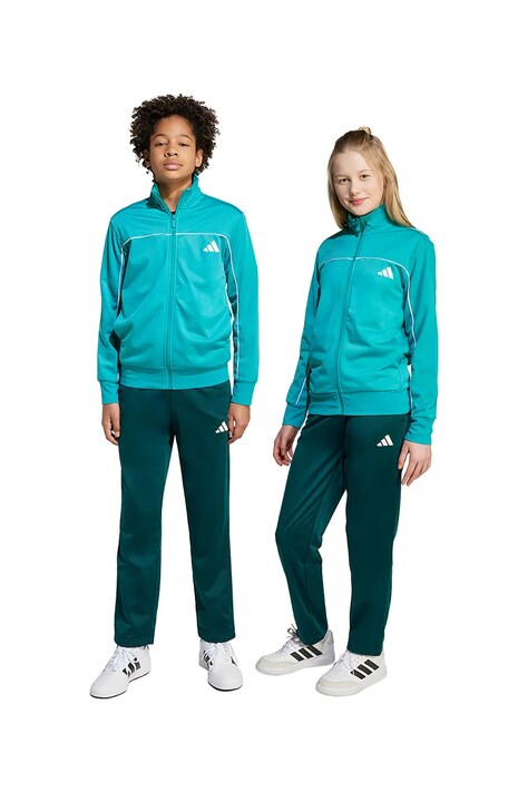 Детски анцуг adidas в зелено JX0206