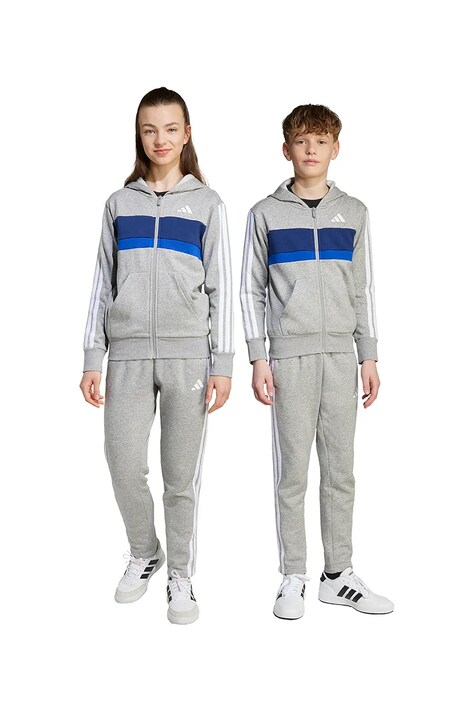Детски анцуг adidas в сиво KB7328
