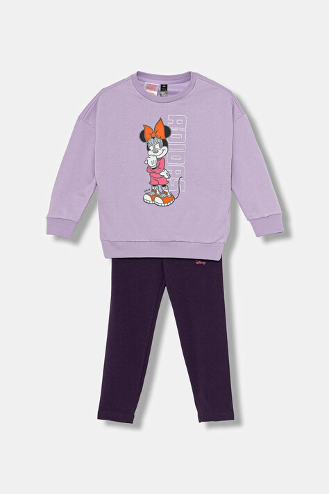 Детский спортивный костюм adidas цвет фиолетовый JL9173