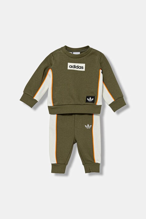 Βρεφική φόρμα adidas Originals χρώμα: πράσινο, JY2749