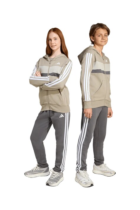 Дитячий спортивний костюм adidas колір зелений JN2242