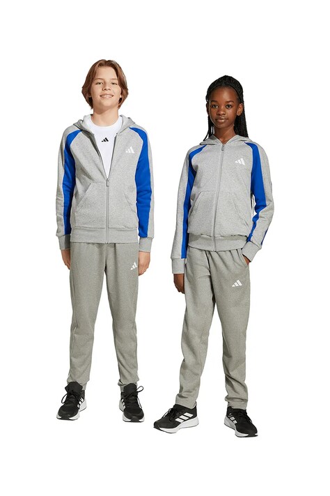 Dječja trenirka adidas boja: siva, JW2511
