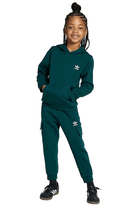 Detská tepláková súprava adidas Originals zelená farba, JY4877