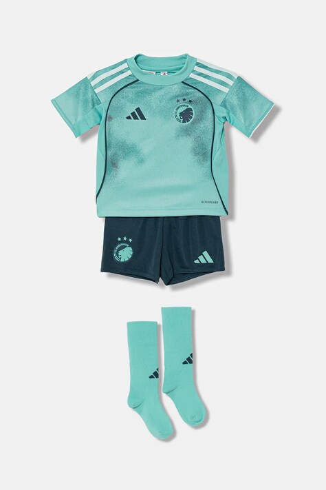 adidas Performance komplet dziecięcy FCK kolor turkusowy JL6101