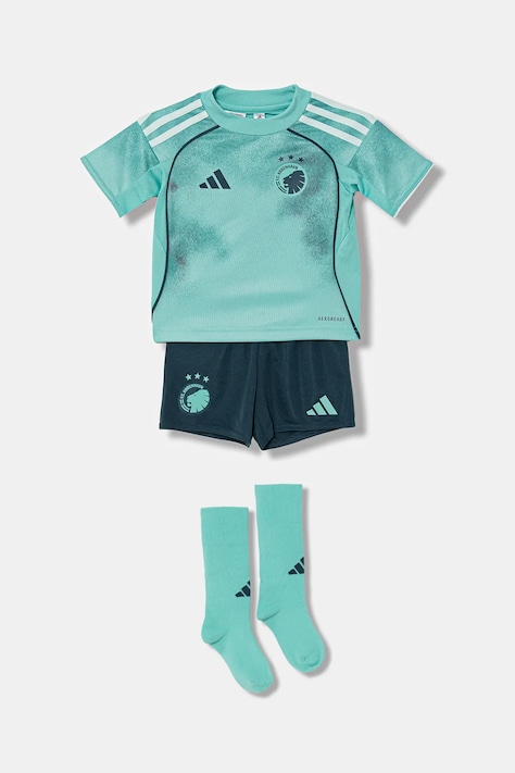 adidas Performance komplet dziecięcy FCK kolor turkusowy JL6101