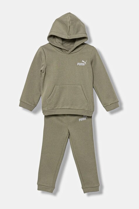 Puma dres dziecięcy MINICATS Loungewear Set FL INF kolor zielony 686282