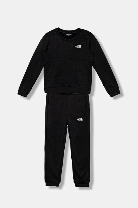 Dětská tepláková souprava The North Face KID TNF PERFORMANCE FLEECE SET černá barva, NF0A8CV0JK31