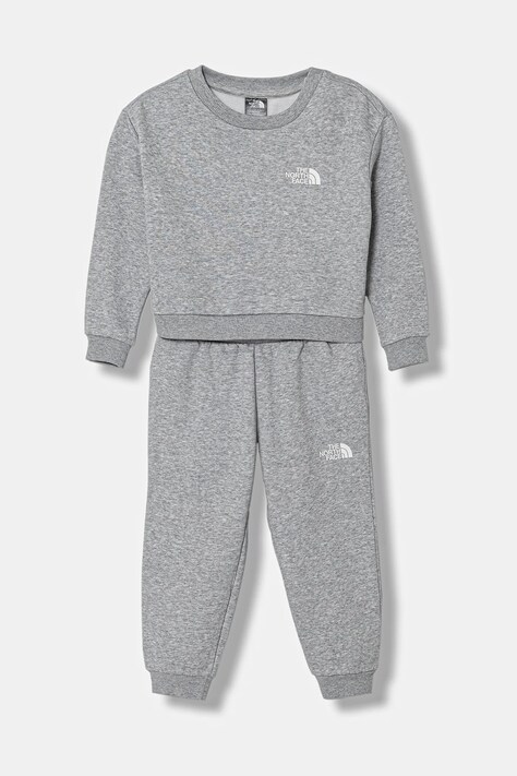 The North Face dres dziecięcy KID SIMPLE DOME FLEECE SET kolor szary NF0A8EFMDYX1