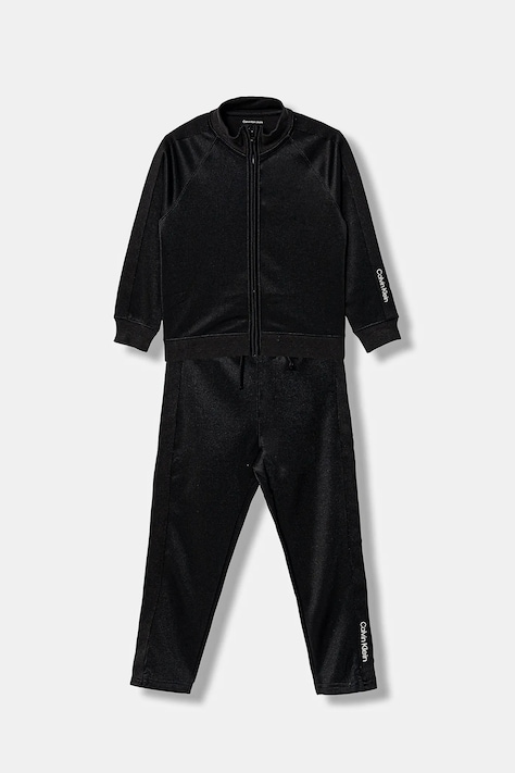 Trenirka za dojenčka Calvin Klein Jeans črna barva, IN0IN00331