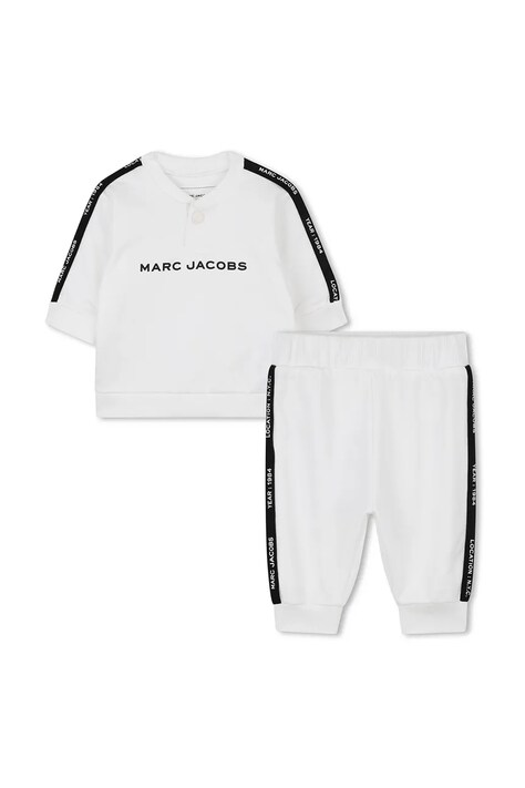 Marc Jacobs dres bawełniany niemowlęcy kolor beżowy W60663
