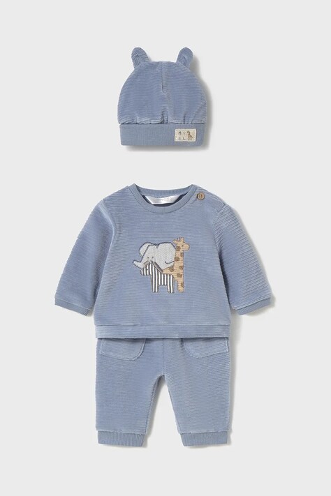 Mayoral Newborn dres niemowlęcy kolor niebieski 2624
