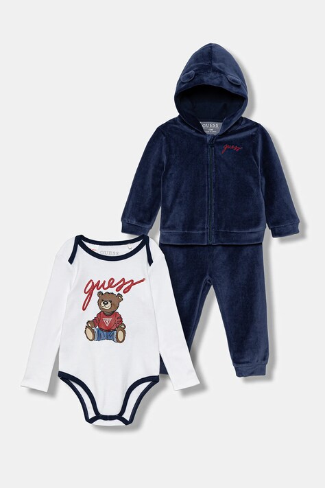 Guess dres niemowlęcy 3-pack kolor granatowy H5BW07 KAVN4