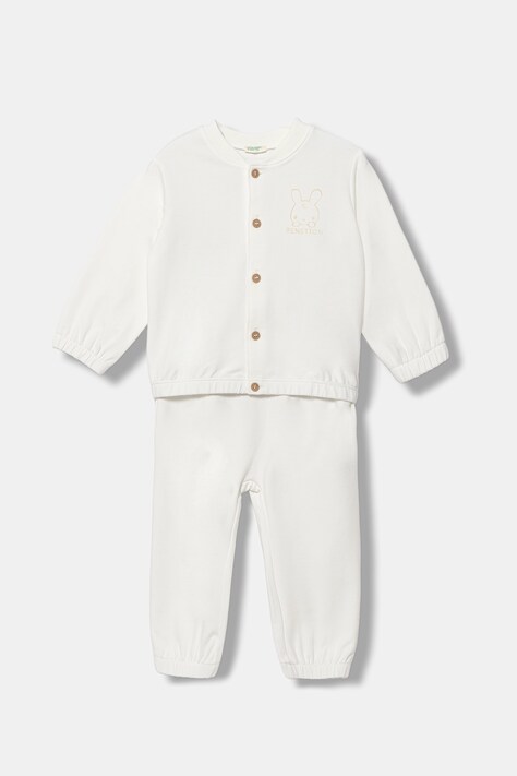 United Colors of Benetton baba tréningruha fehér, 3MDSAK017