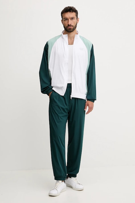 Tepláková súprava EA7 Emporio Armani zelená farba, AF13137.7M000928