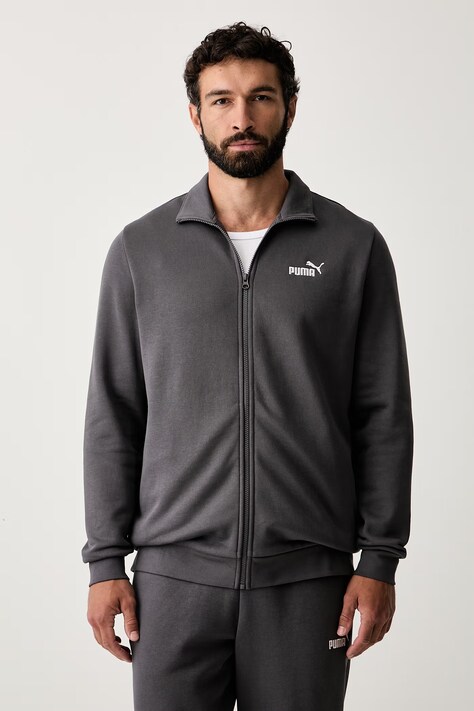 Puma komplet dresowy męski z bawełną szary 688175