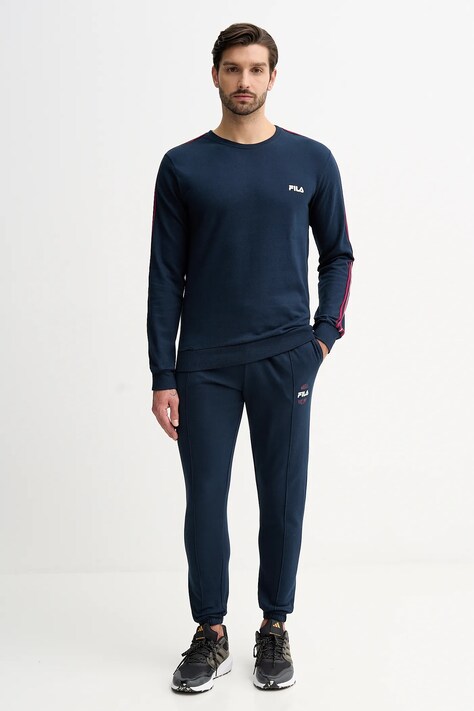 Fila dres bawełniany męski kolor granatowy FPW1230