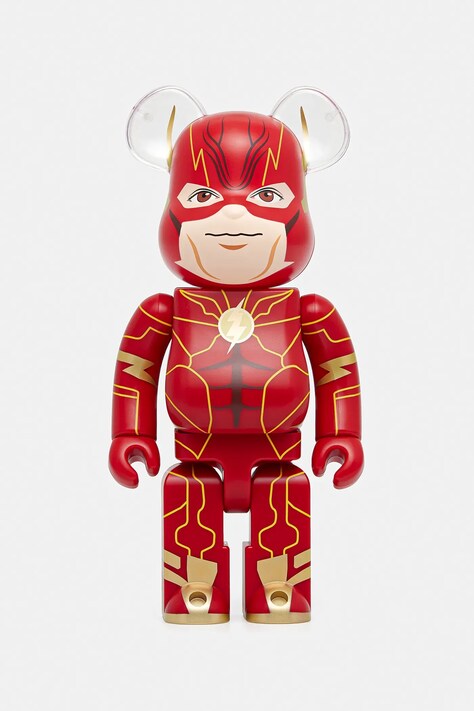 Dekoračná figúrka Medicom Toy Be@rbrick The Flash 400% červená farba, The.Flash.400