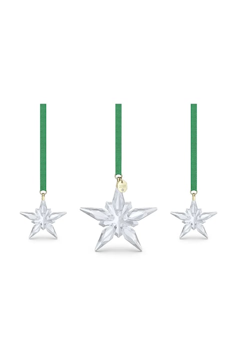Swarovski pandantiv decor ANNUAL 3-pack culoarea transparent, 5701854