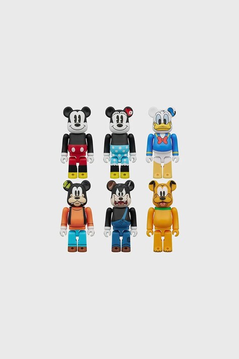 Medicom Toy figurka dekoracyjna Be@rbrick Chase Mickey Mouse & Friends Series kolor multicolor Chase.Mickey.Mouse&Friends