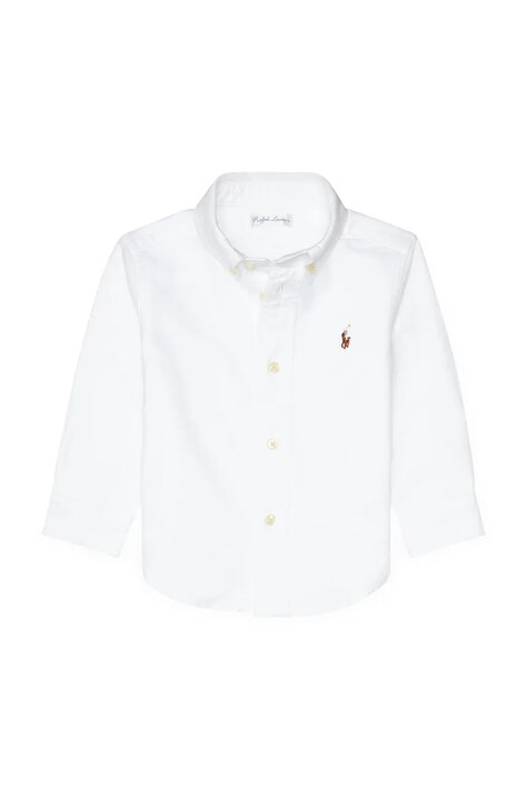 Polo Ralph Lauren koszula bawełniana niemowlęca kolor biały 320677133001
