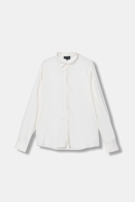 Emporio Armani koszula dziecięca kolor beżowy EB000624 AF16583