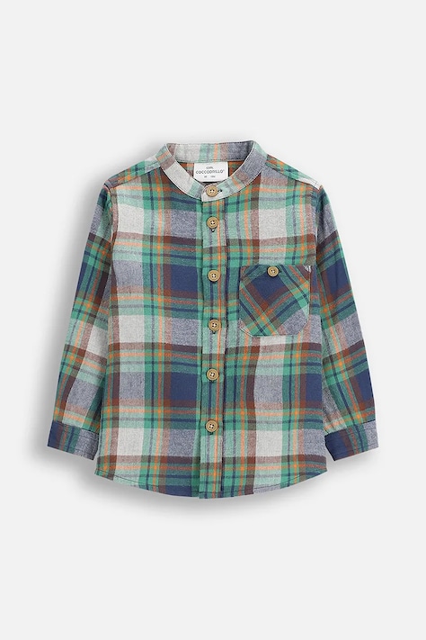 Dječja pamučna košulja Coccodrillo FOREST FRIENDS BOY NEWBORN