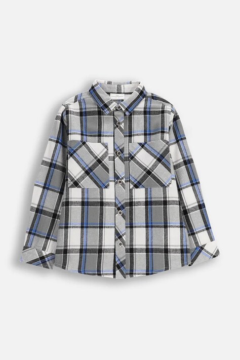 Coccodrillo cămașă de bumbac pentru copii culoarea gri, CITY BUILDER BOY KIDS