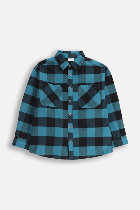 Coccodrillo cămașă de bumbac pentru copii culoarea turcoaz, CITY RACING BOY JUNIOR