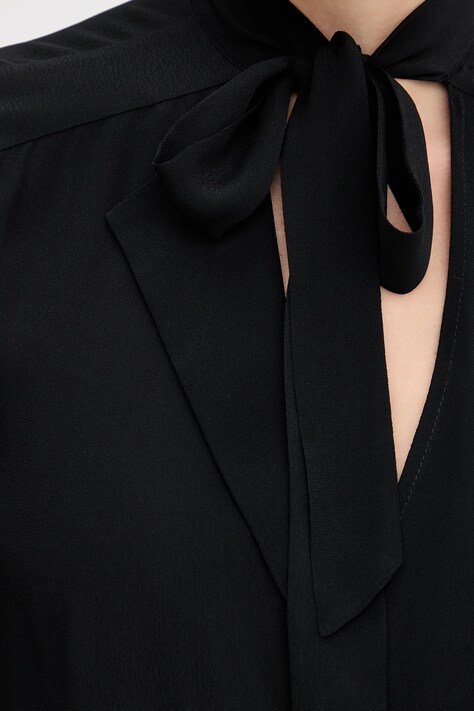 Сорочка Patrizia Pepe — AW25-KDD00R, чорний — фото 6
