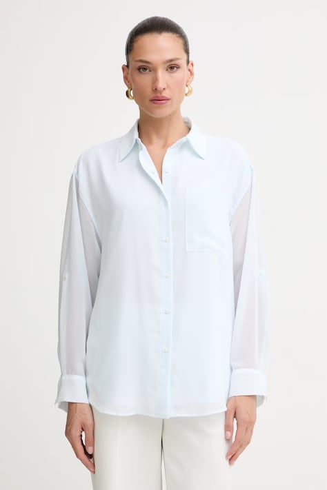 Calvin Klein košulja za žene plava LV044B902G