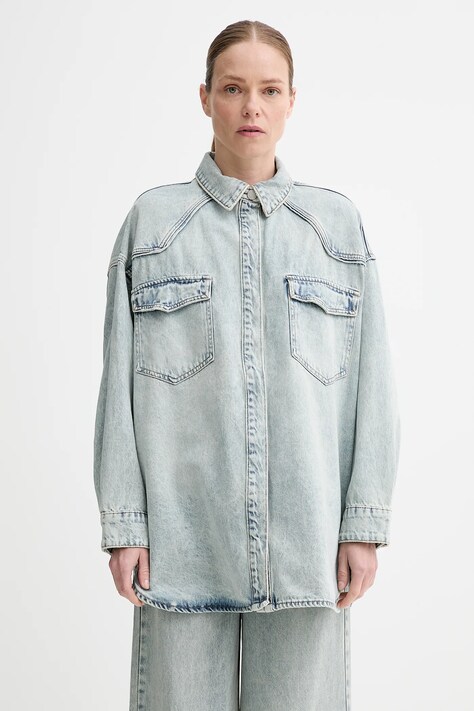 Джинсовая рубашка Gestuz relaxed классический воротник 10910164