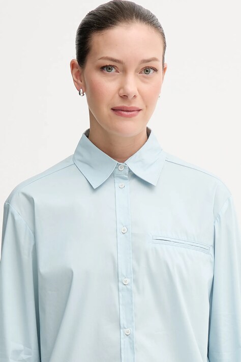 Сорочка United Colors of Benetton — AW25-KDD03R, блакитний — фото 4