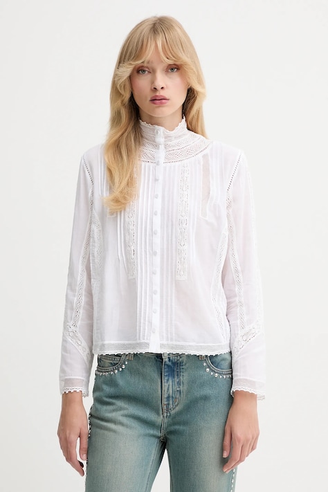 Сорочка ZADIG&VOLTAIRE колір білий regular WWSH02235