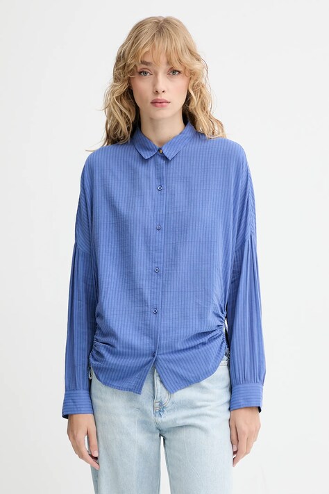 Sessun camicia donna colore blu  25110036