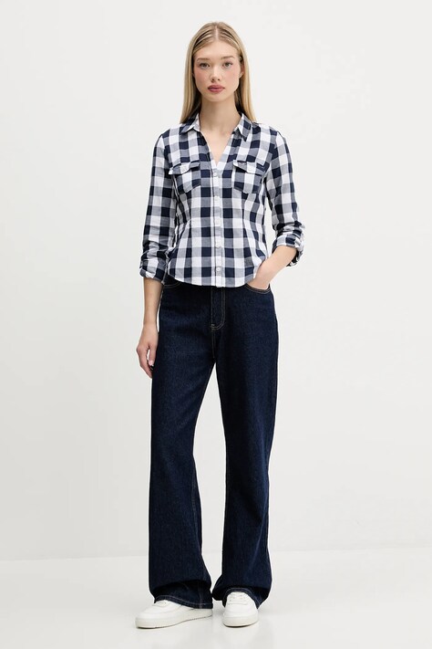 Hollister Co. cămașă din bumbac cu guler clasic, regular, KI340-5425